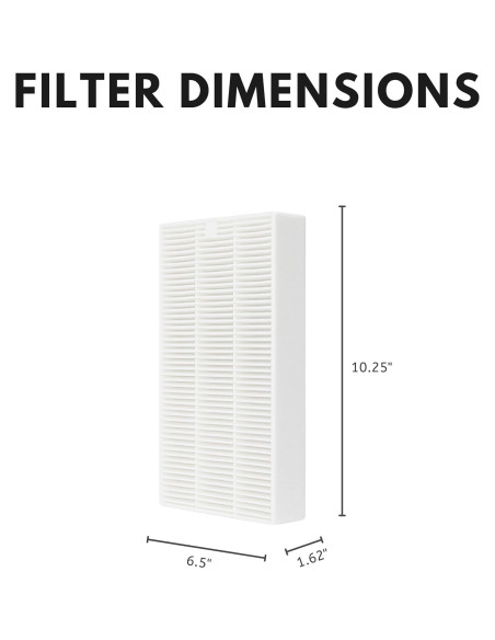 Filtro de Reemplazo HEPA Nispira para Purificador Honeywell HPA300