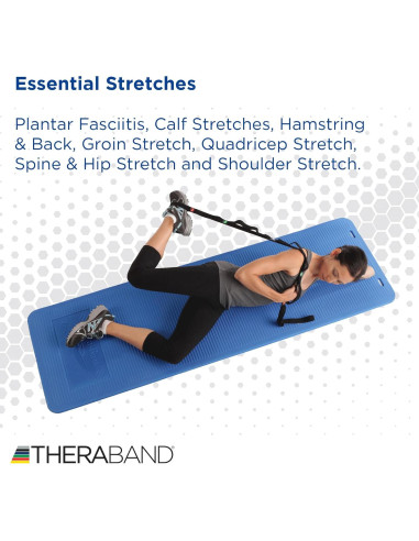Correa de Estiramiento THERABAND 147 cm para Flexibilidad