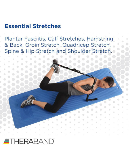 Correa de Estiramiento THERABAND 147 cm para Flexibilidad