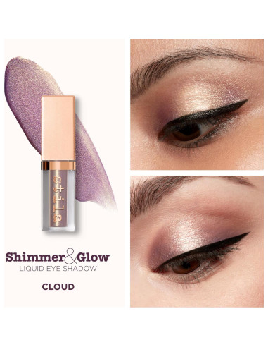 Sombra Líquida Shimmer And Glow Stila - Color Nube 25.5g