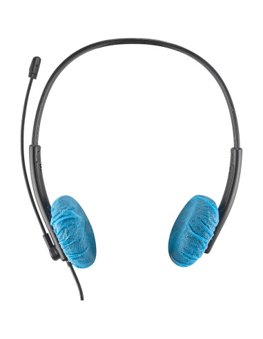 Cubiertas Desechables para Auriculares Geekria 100 Pares XS Azul