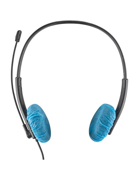 Cubiertas Desechables para Auriculares Geekria 100 Pares XS Azul