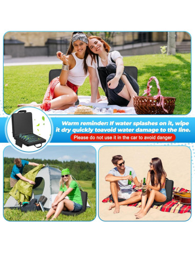 Asiento de Estadio Refrigerado Zubebe con Ventilador 3 Niveles