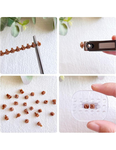 Sellos de Números y Letras Keoker para Arcilla Polimérica - 3mm