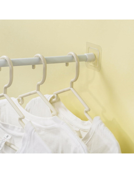 Soporte de Varilla de Cortina Adhesivo Goowin 6 Unidades 1"