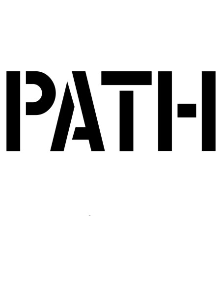 Plantilla de Palabras de Camino 60.96 cm Marketing Holders