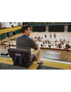 Silla de Estadio Reclinable Picnic Time Ventura NCAA Negra 2