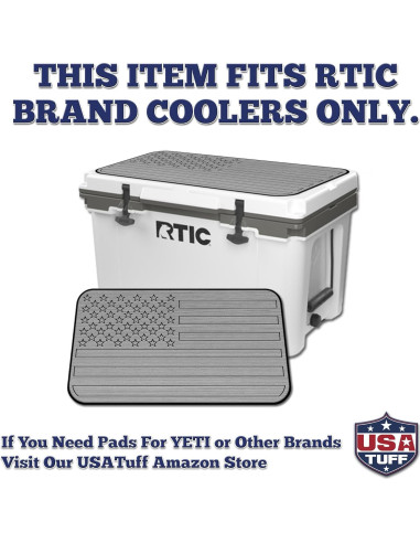 Pad Antideslizante USATuff para Enfriador RTIC 32qt - Bandera EE. UU.
