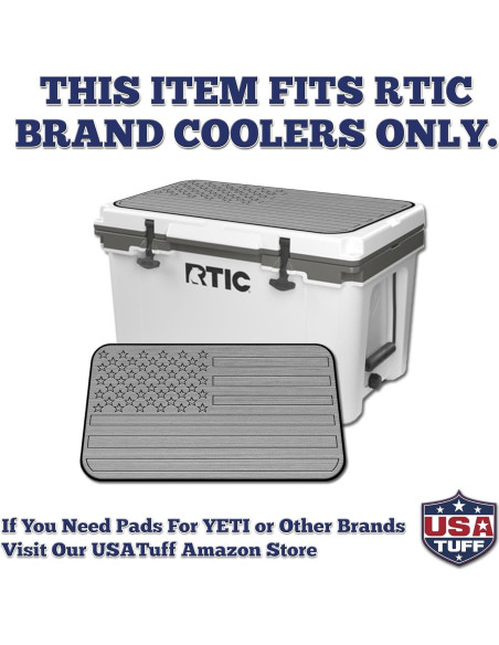 Pad Antideslizante USATuff para Enfriador RTIC 32qt - Bandera EE. UU.