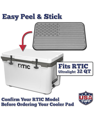 Pad Antideslizante USATuff para Enfriador RTIC 32qt - Bandera EE. UU.