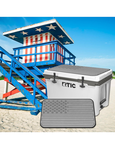 Pad Antideslizante USATuff para Enfriador RTIC 32qt - Bandera EE. UU.