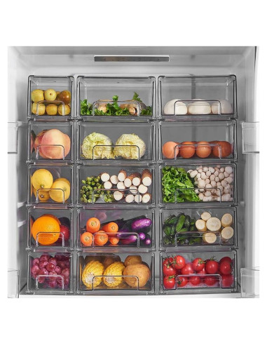 Cajones Organizadores de Refrigerador Genérico 2 Piezas Pequeños