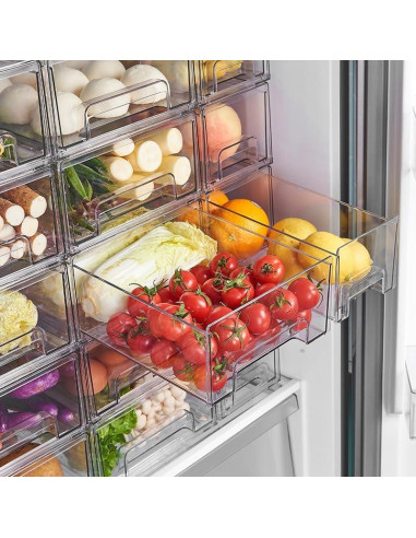 Cajones Organizadores de Refrigerador Genérico 2 Piezas Pequeños