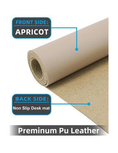 Alfombrilla de Escritorio Cebowa 122x43 cm Cuero PU Antideslizante