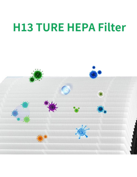 Filtro de Reemplazo HEPA H13 ASODME Core 300 - Paquete de 2