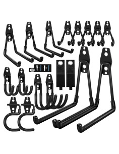 18 Ganchos de Almacenamiento de Garaje Kodreat - Antideslizantes