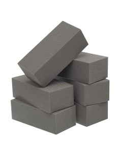 Bloques de Espuma Floral Secos Crafare 6 Piezas 22.9x11x6.9 cm