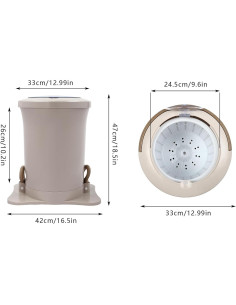 Deshidratador Manual TFCFL 12L Portátil para Ropa Albaricoque 2