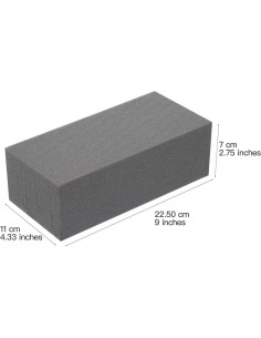 Bloques de Espuma Floral Secos Crafare 6 Piezas 22.9x11x6.9 cm 2