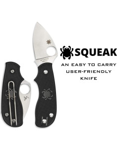Cuchillo Plegable Spyderco Squeak 5.08 cm Acero Inoxidable 2