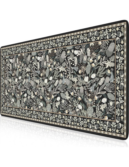 Alfombrilla de Escritorio Grande iCasso Negra 101.6x228.6 cm