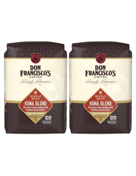Café de Grano Entero Kona Blend Don Francisco 2x510g 100% Arábica