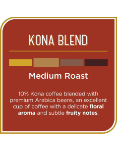 Café de Grano Entero Kona Blend Don Francisco 2x510g 100% Arábica 2