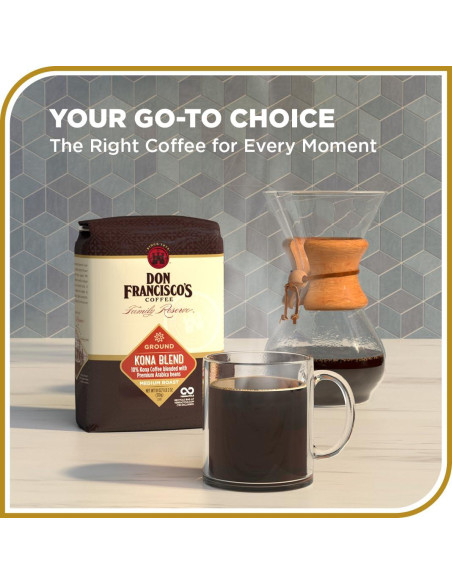 Café de Grano Entero Kona Blend Don Francisco 2x510g 100% Arábica