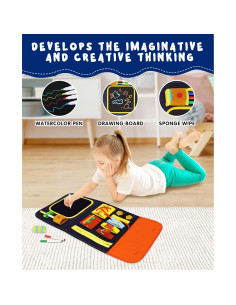 Tablero Ocupado Montessori BROADREAM para Niños 3-12 Años 2