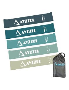 Bandas de Resistencia AYZZEL - Juego de 5 Niveles con Bolsa