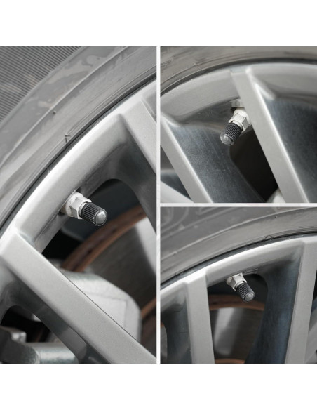 JUSTTOP Tapones de Válvula de Neumático Universal 60 pcs