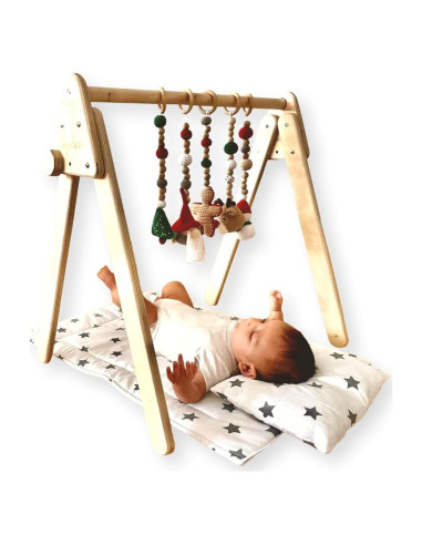 Gimnasio de Bebé de Madera Kidodido Plegable 42x56cm