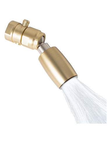 Cabezal de Ducha High Sierra 1.25 GPM Oro Cepillado