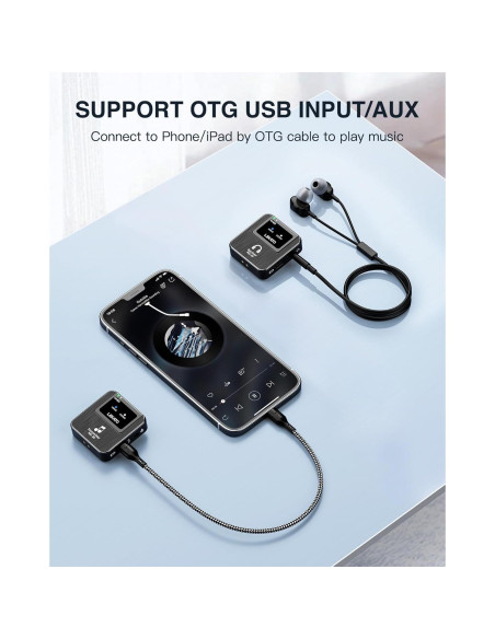 Monitor In-Ear Inalámbrico LEKATO MS-20 30H Batería OTG