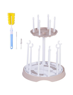 Soporte para Secar Biberones DIJIAMEIYA Doble Capa 16 Biberones