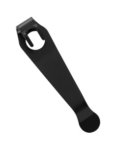 Clip de Bolsillo de Titanio Qtcial para Cuchillos Spyderco Negro 2