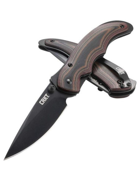 Cuchillo Plegable CRKT Endorser Negro 3.18" Asistido