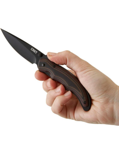 Cuchillo Plegable CRKT Endorser Negro 3.18" Asistido