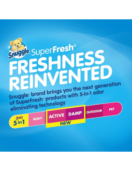 Bolas de Aroma Snuggle Scent Shakes 4x9oz SuperFresh Primavera