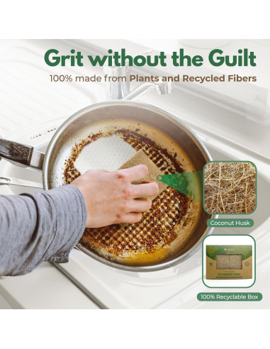 Esponjas de Fregar Ecológicas AIRNEX - Paquete de 12 Sin Rayar