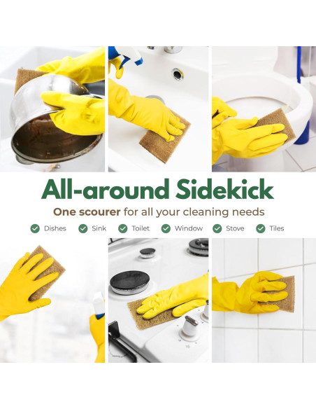 Esponjas de Fregar Ecológicas AIRNEX - Paquete de 12 Sin Rayar