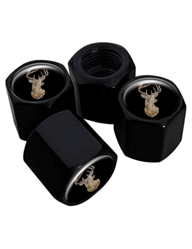 Tapas de Válvula de Neumático GMJzzx 4 Piezas Aluminio Camuflaje