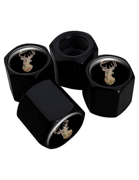 Tapas de Válvula de Neumático GMJzzx 4 Piezas Aluminio Camuflaje