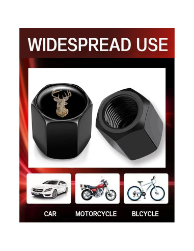 Tapas de Válvula de Neumático GMJzzx 4 Piezas Aluminio Camuflaje