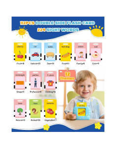 Tarjetas de Flash que Hablan Bravokids 224 Palabras 1-6 Años 2