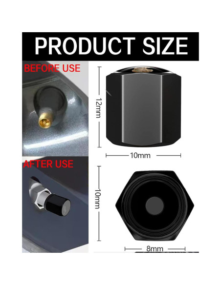 Tapas de Válvula de Neumático GMJzzx 4 Piezas Aluminio Camuflaje