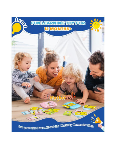 Tarjetas de Flash que Hablan Bravokids 224 Palabras 1-6 Años