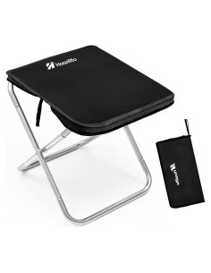 Taburete Plegable Howillto Negro 40.6cm Altura 127kg