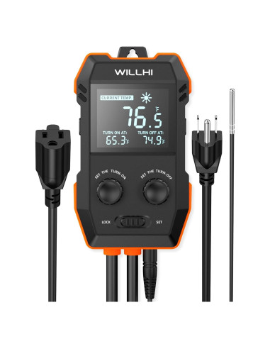 Controlador de Temperatura Digital WILLHI WH2408 1200W