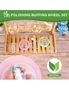 Soporte Secar Biberones Bambú GiftAmaz Plegable 17x36cm 2